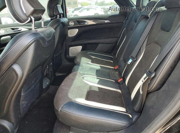 3LN6L5FC2HR622431 2017 LINCOLN MKZ Black უკანა სავარძლების ხედი