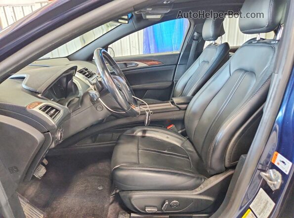 3LN6L5FC6HR645937 2017 LINCOLN MKZ Blue Սալոնի դիմացի տեսք