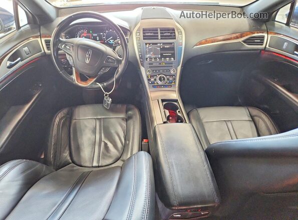 3LN6L5FC6HR645937 2017 LINCOLN MKZ Blue Առջևի վահանակի տեսք
