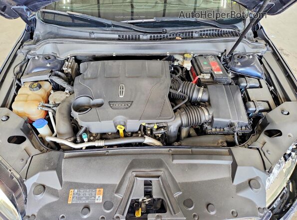 3LN6L5FC6HR645937 2017 LINCOLN MKZ Blue Սալոնի հետևի տեսք