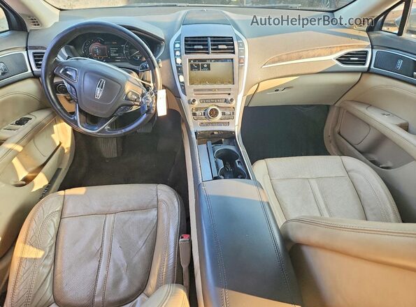 3LN6L5FC8HR626998 2017 LINCOLN MKZ Gray Dashboard view