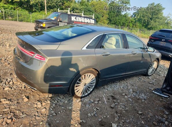 3LN6L5FC8HR626998 2017 LINCOLN MKZ Gray Rear right