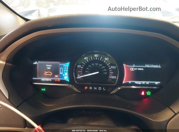 3LN6L5LU1HR659631 2017 LINCOLN MKZ HYBRID Navy Вид задніх сидінь