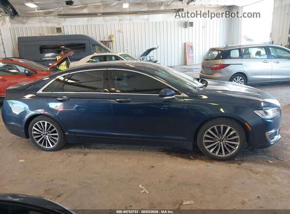 3LN6L5LU1HR659631 2017 LINCOLN MKZ HYBRID Navy Вид задньої частини салону