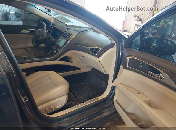 3LN6L5LU1HR659631 2017 LINCOLN MKZ HYBRID Navy Вид салону спереду