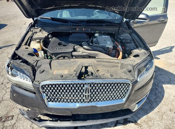 3LN6L5LU3HR622841 2017 LINCOLN MKZ Gray Rear interior view