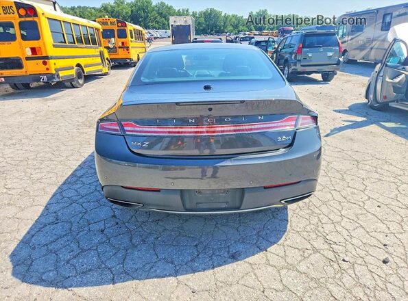 3LN6L5LU3HR622841 2017 LINCOLN MKZ Gray Rear view