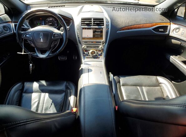 3LN6L5LU4KR614481 2019 LINCOLN MKZ White Առջևի վահանակի տեսք