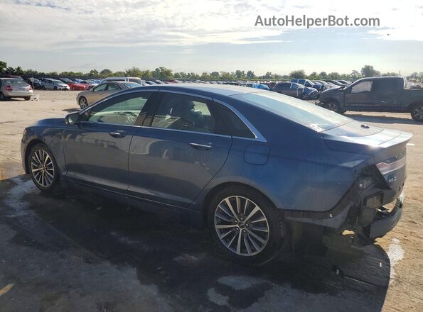 3LN6L5LU5JR607893 2018 LINCOLN MKZ Blue უკანა მარცხენა