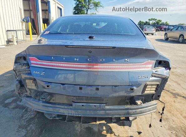 3LN6L5LU5JR607893 2018 LINCOLN MKZ Blue უკანა ხედი