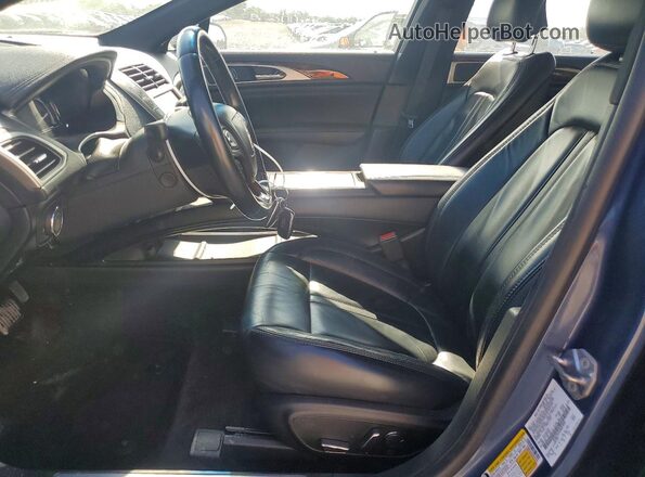 3LN6L5LU5JR607893 2018 LINCOLN MKZ Blue წინა სალონის ხედი