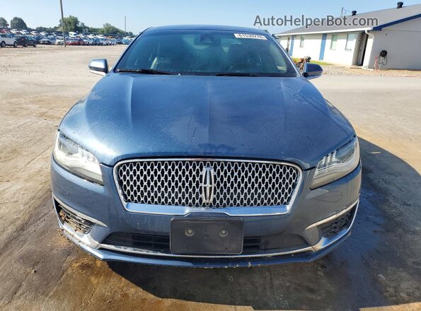 3LN6L5LU5JR607893 2018 LINCOLN MKZ Blue წინა ხედი