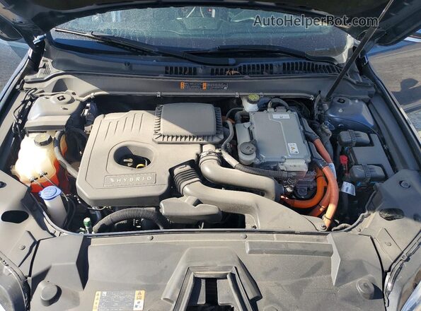 3LN6L5LU5JR607893 2018 LINCOLN MKZ Blue უკანა სალონის ხედი