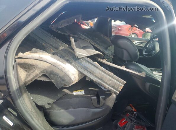 3LN6L5LU5KR632777 2019 LINCOLN MKZ Black Rear seats view