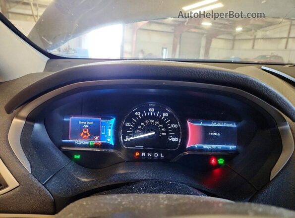 3LN6L5LU6HR608237 2017 LINCOLN MKZ Gray Widok zestawu wskaźników
