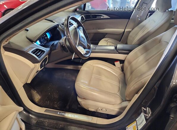 3LN6L5LU6HR608237 2017 LINCOLN MKZ Gray Widok wnętrza z przodu