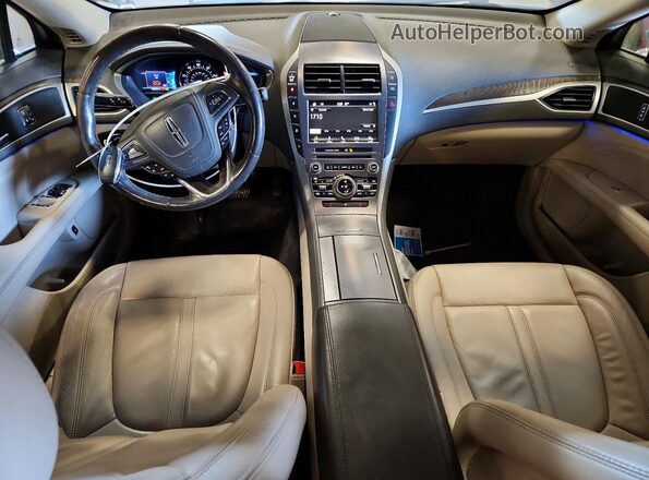 3LN6L5LU6HR608237 2017 LINCOLN MKZ Gray Widok deski rozdzielczej