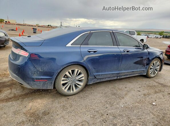 3LN6L5LU6HR659544 2017 LINCOLN MKZ Blue Rear right