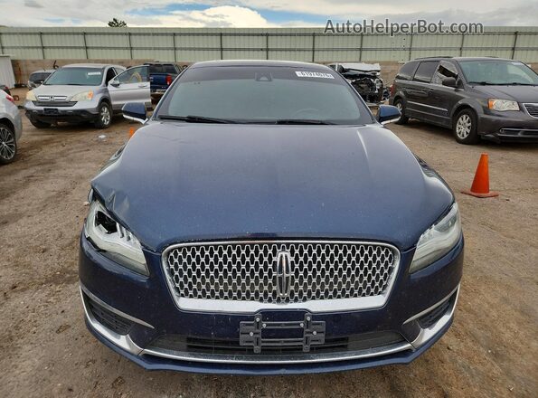 3LN6L5LU6HR659544 2017 LINCOLN MKZ Blue Front view
