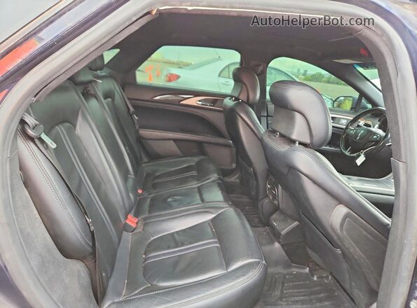 3LN6L5LU6HR659544 2017 LINCOLN MKZ Blue Rear seats view