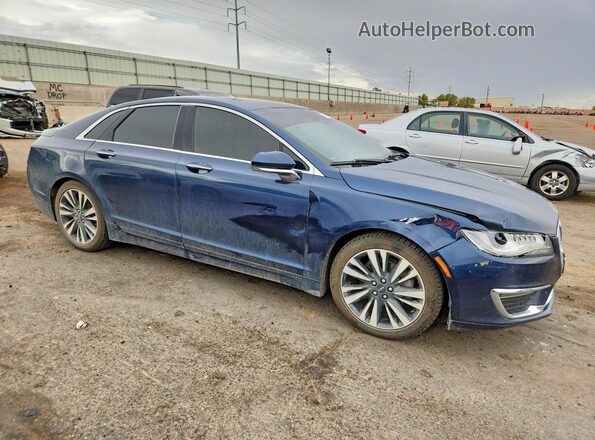 3LN6L5LU6HR659544 2017 LINCOLN MKZ Blue Front right