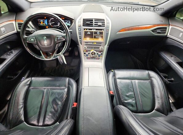 3LN6L5LU6HR659544 2017 LINCOLN MKZ Blue Dashboard view