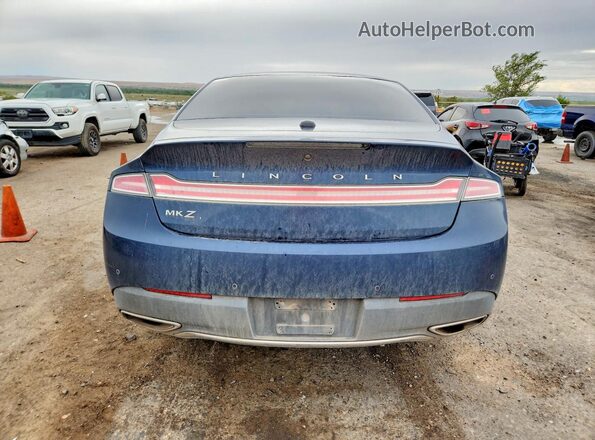 3LN6L5LU6HR659544 2017 LINCOLN MKZ Blue Rear view