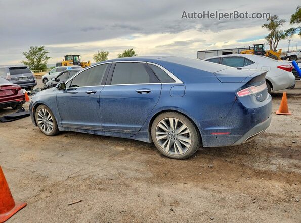 3LN6L5LU6HR659544 2017 LINCOLN MKZ Blue Rear left