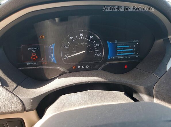 3LN6L5LU6LR614287 2020 LINCOLN MKZ Gold Widok zestawu wskaźników
