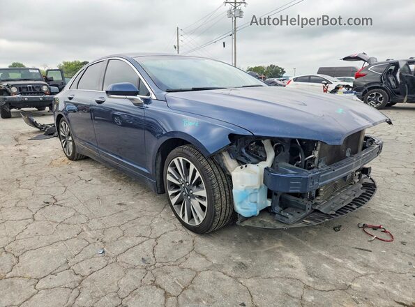 3LN6L5LUXHR654881 2017 LINCOLN MKZ Blue Front right