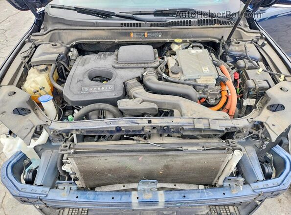 3LN6L5LUXHR654881 2017 LINCOLN MKZ Blue Rear interior view