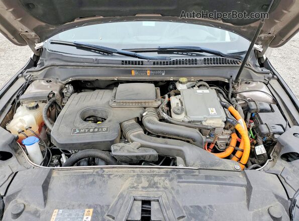 3LN6L5LUXKR631009 2019 LINCOLN MKZ Tan Вид задньої частини салону