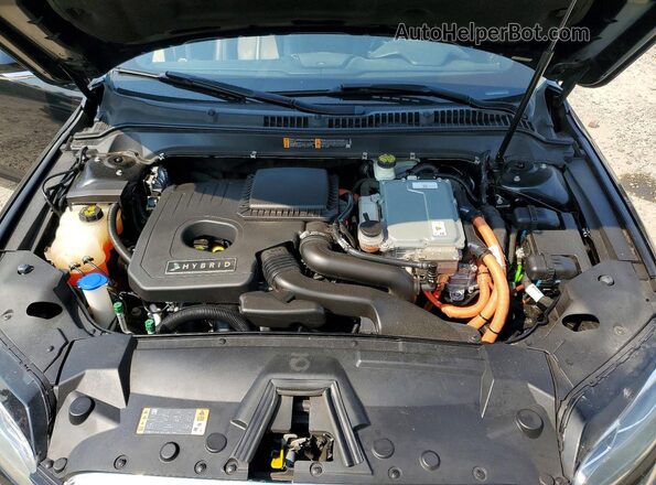 3LN6L5MU2HR609948 2017 LINCOLN MKZ Black Սալոնի հետևի տեսք