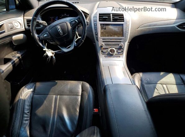 3LN6L5MU2HR609948 2017 LINCOLN MKZ Black Առջևի վահանակի տեսք