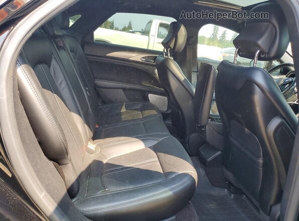 3LN6L5MU2HR609948 2017 LINCOLN MKZ Black Հետևի նստատեղերի տեսք