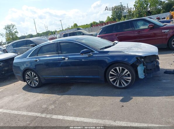 3LN6L5MU3HR636544 2017 LINCOLN MKZ HYBRID Синий Панорамный вид салона 360°