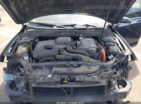 3LN6L5MU3HR636544 2017 LINCOLN MKZ HYBRID Синий Вид сзади