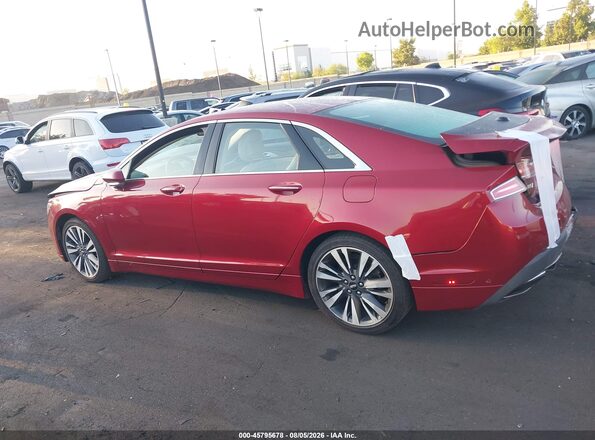 3LN6L5MU4KR604631 2019 LINCOLN MKZ HYBRID Red 