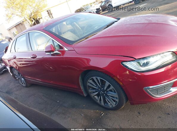 3LN6L5MU4KR604631 2019 LINCOLN MKZ HYBRID Red სალონის 360-გრადუსიანი ხედი