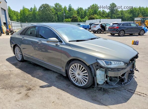 3LN6L5MU7HR632576 2017 LINCOLN MKZ Серый Передняя правая четверть
