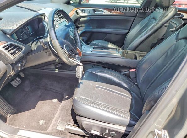 3LN6L5MU7HR632576 2017 LINCOLN MKZ Серый Вид салона спереди