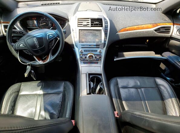 3LN6L5MU7HR632576 2017 LINCOLN MKZ Серый Вид панели приборов
