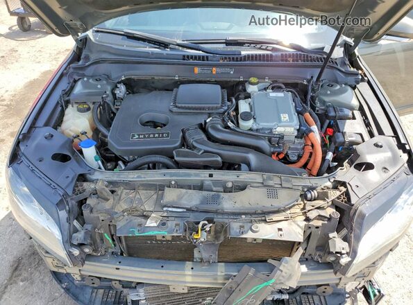 3LN6L5MU7HR632576 2017 LINCOLN MKZ Серый Вид задней части салона