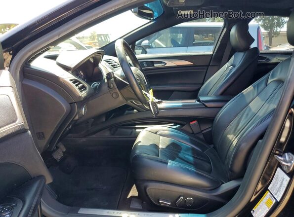 3LN6L5MU7HR645649 2017 LINCOLN MKZ Black წინა სალონის ხედი