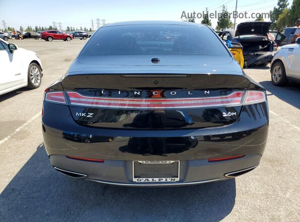 3LN6L5MU7HR645649 2017 LINCOLN MKZ Black უკანა ხედი