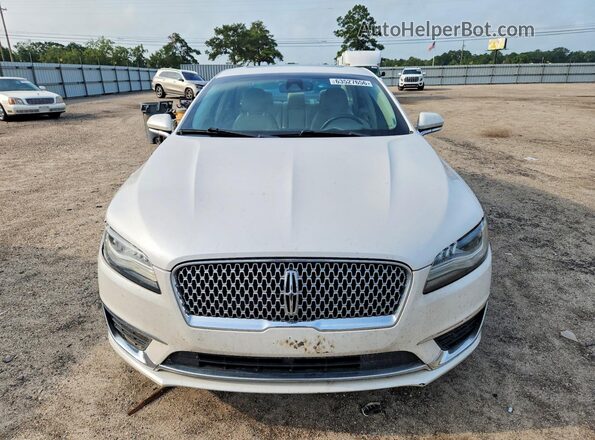 3LN6L5MU8HR662931 2017 LINCOLN MKZ White Вид спереду
