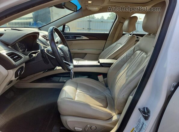 3LN6L5MU8HR662931 2017 LINCOLN MKZ White Вид салону спереду