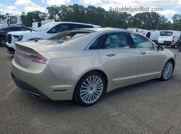 3LN6L5MU9HR653297 2017 LINCOLN MKZ Beige Tył prawy