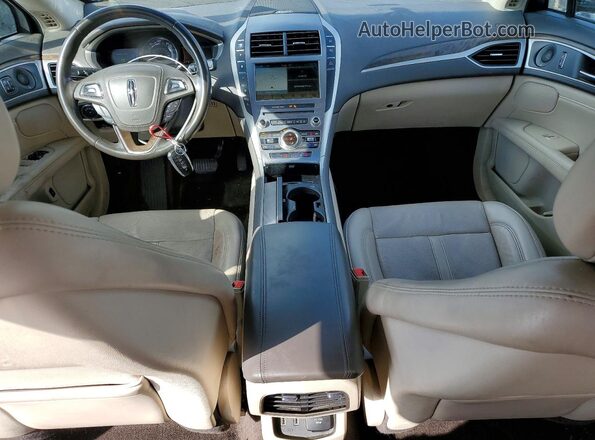 3LN6L5MUXJR621965 2018 LINCOLN MKZ Tan Вид панелі приладів