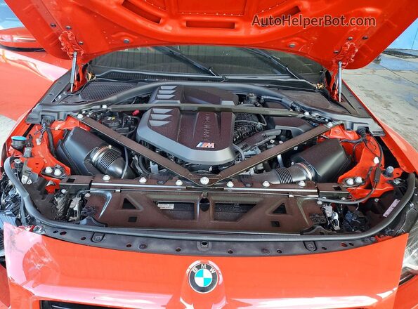 3MF13DM00P8D48987 2023 BMW M2 Red უკანა სალონის ხედი